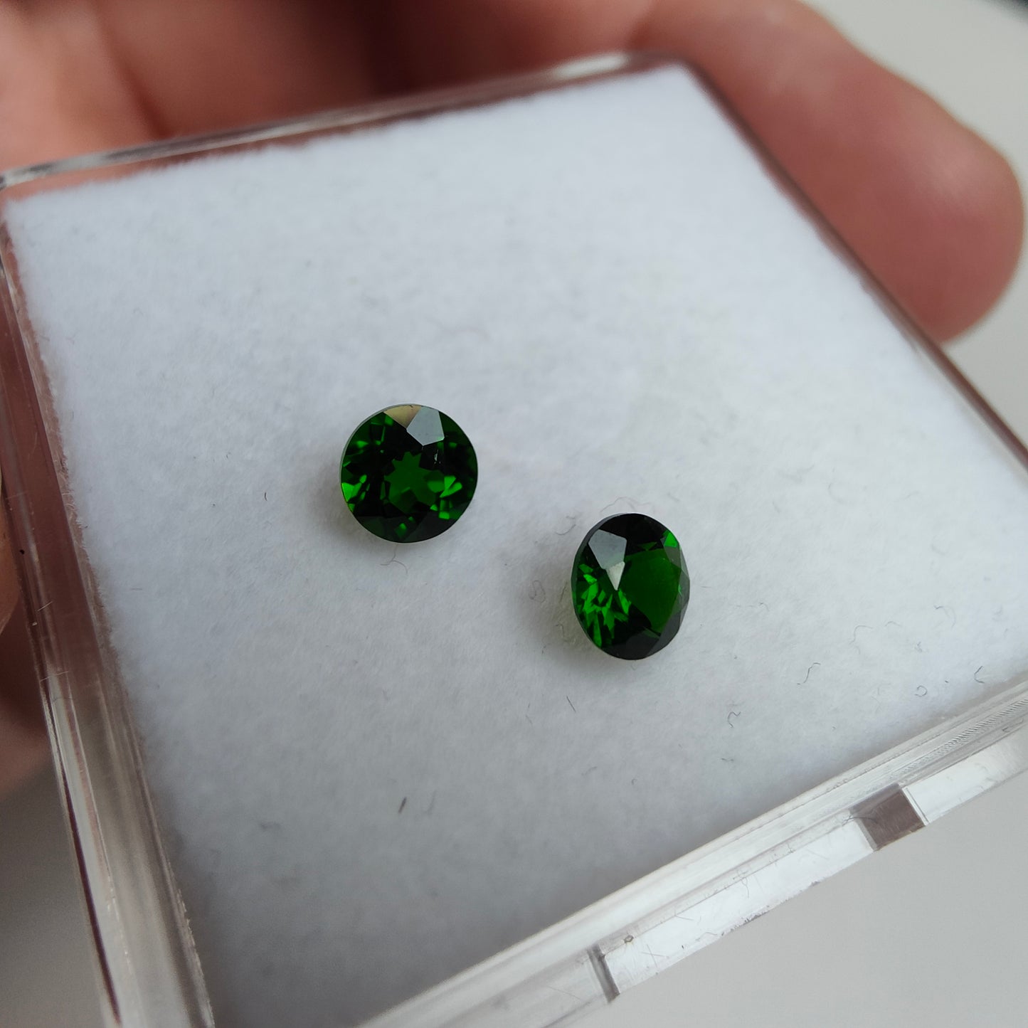 Perfekte Chrom Diopsid Brillianten