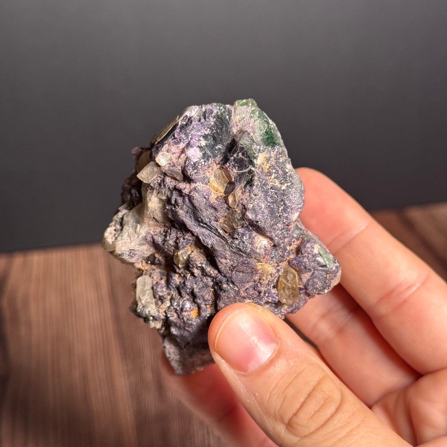 Fluorit grün-violett BFA15