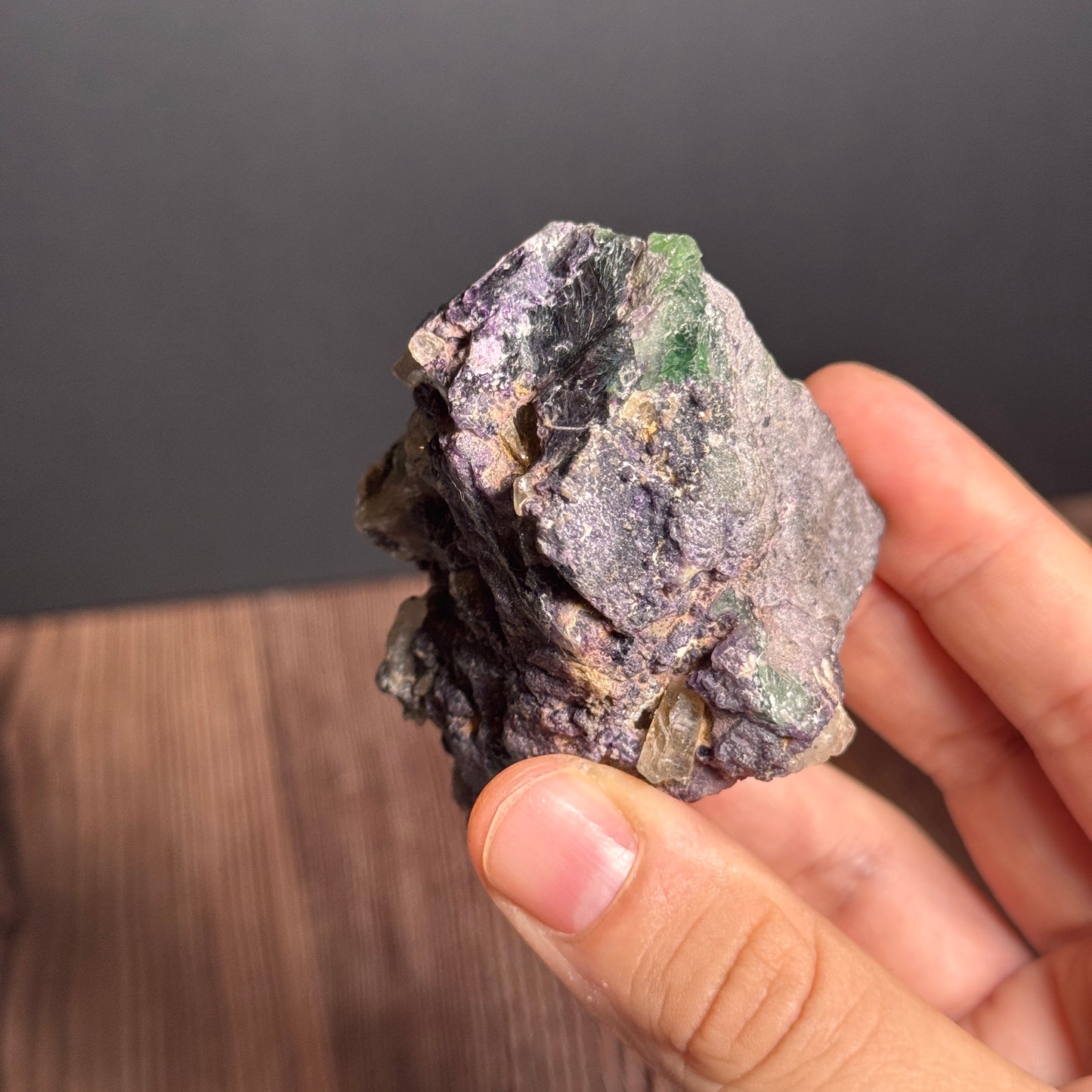 Fluorit grün-violett BFA15