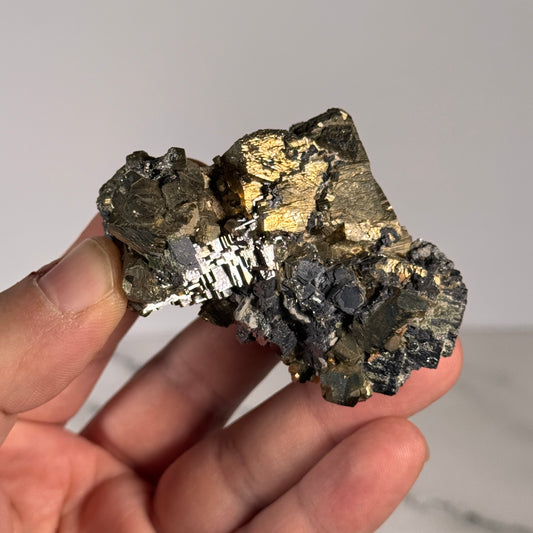 Pyrit mit Bleiglanz CL21