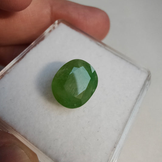 Großer 9,32ct Tsavorit