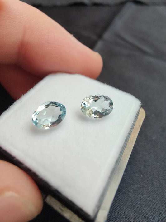 1,51ct Aquamarin Paar