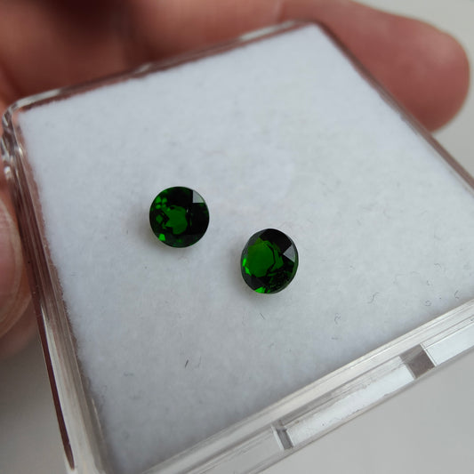Perfekte Chrom Diopsid Brillianten