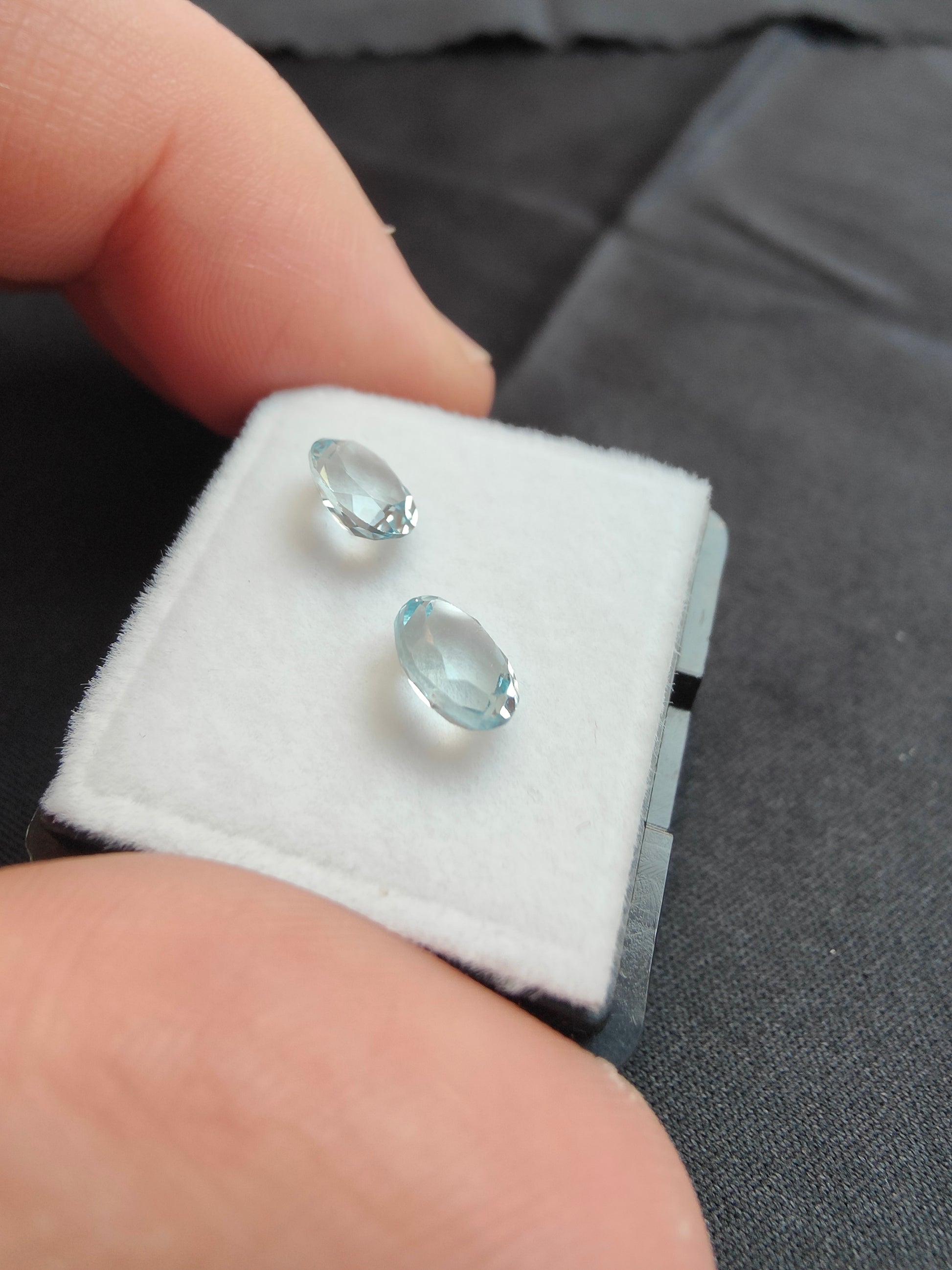 1,51ct Aquamarin Paar