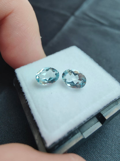 1,51ct Aquamarin Paar