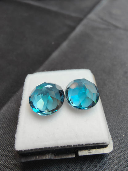 13ct London Blue Topas Paar