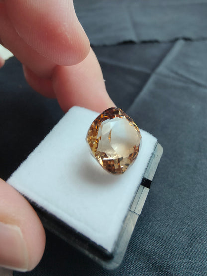 12,89ct Cognac Topas