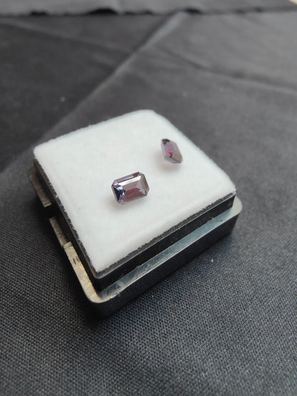 1,09ct Lila Spinell Paar