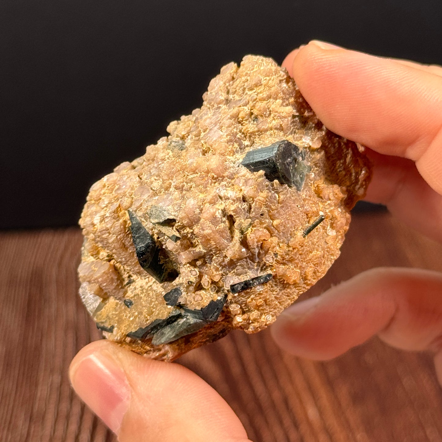 Topas mit Lepidolith und Turmalin BL84