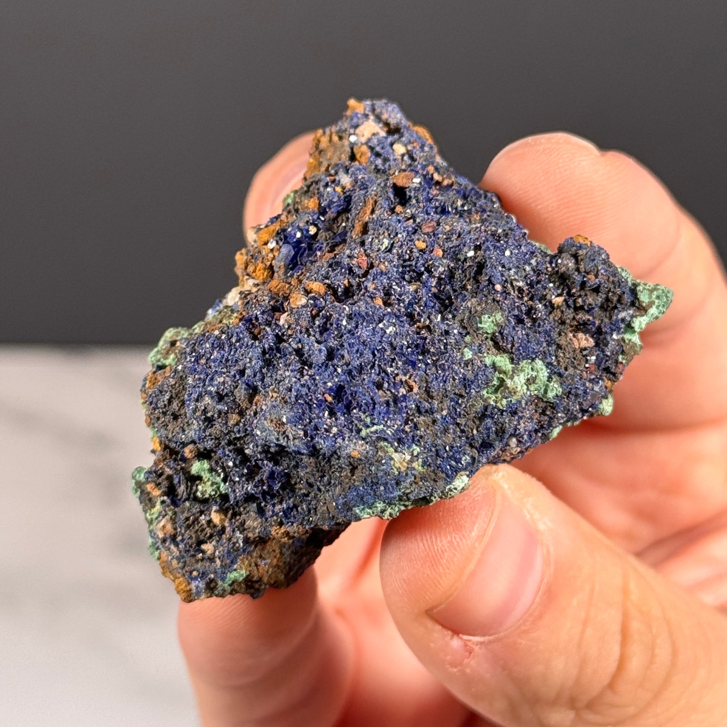 Azurit mit Malachit DL16