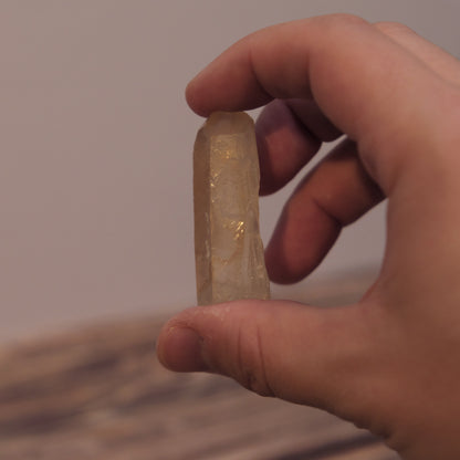 Mandarinen-Lemurian Kristall