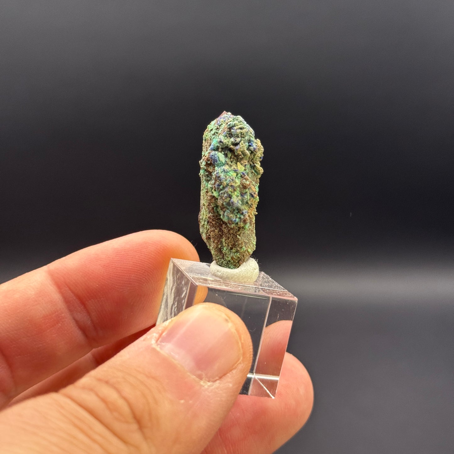 Malachit auf Quarz GL084