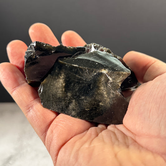 Goldener Obsidian Rohstein GBA179