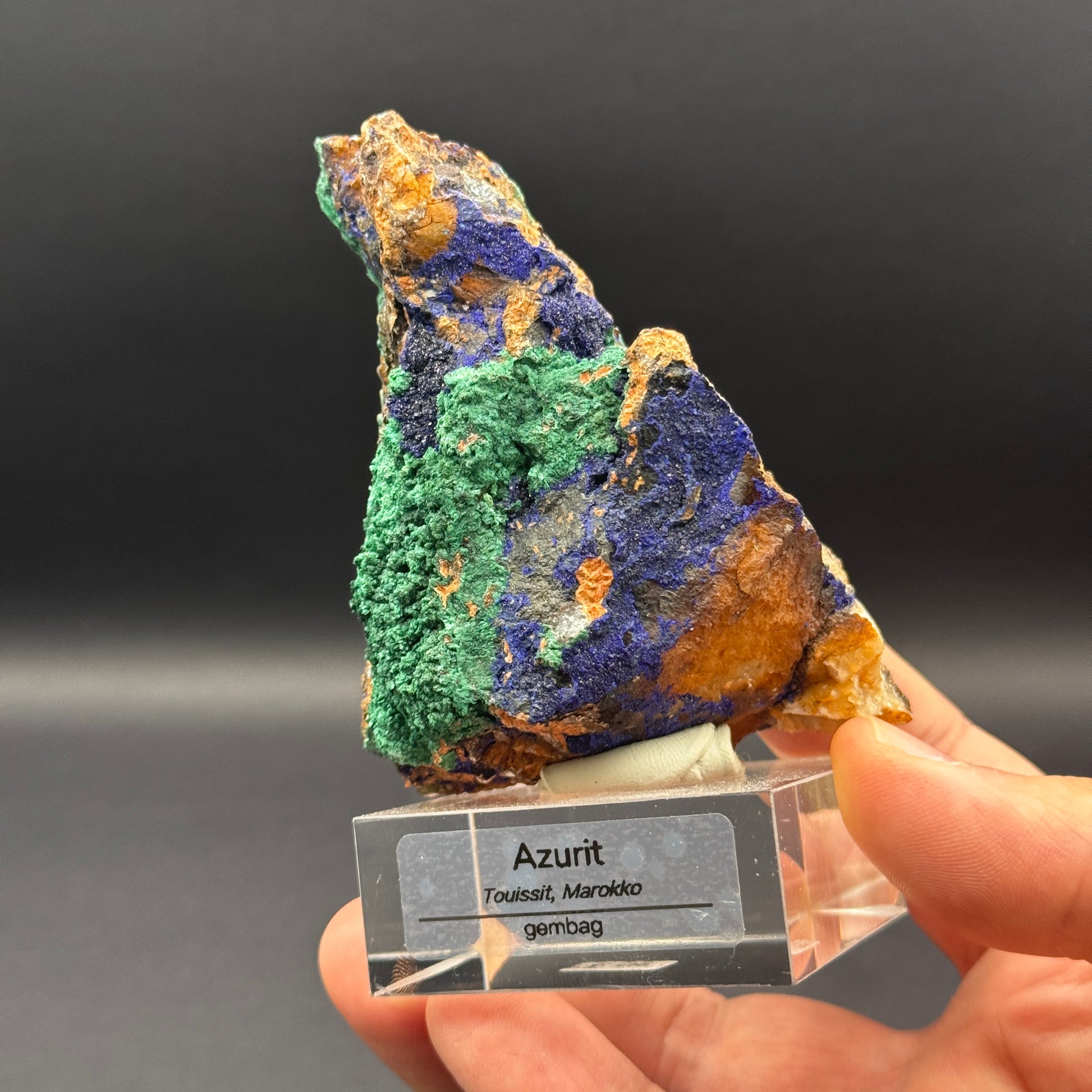 Azurit mit Malachit GL083