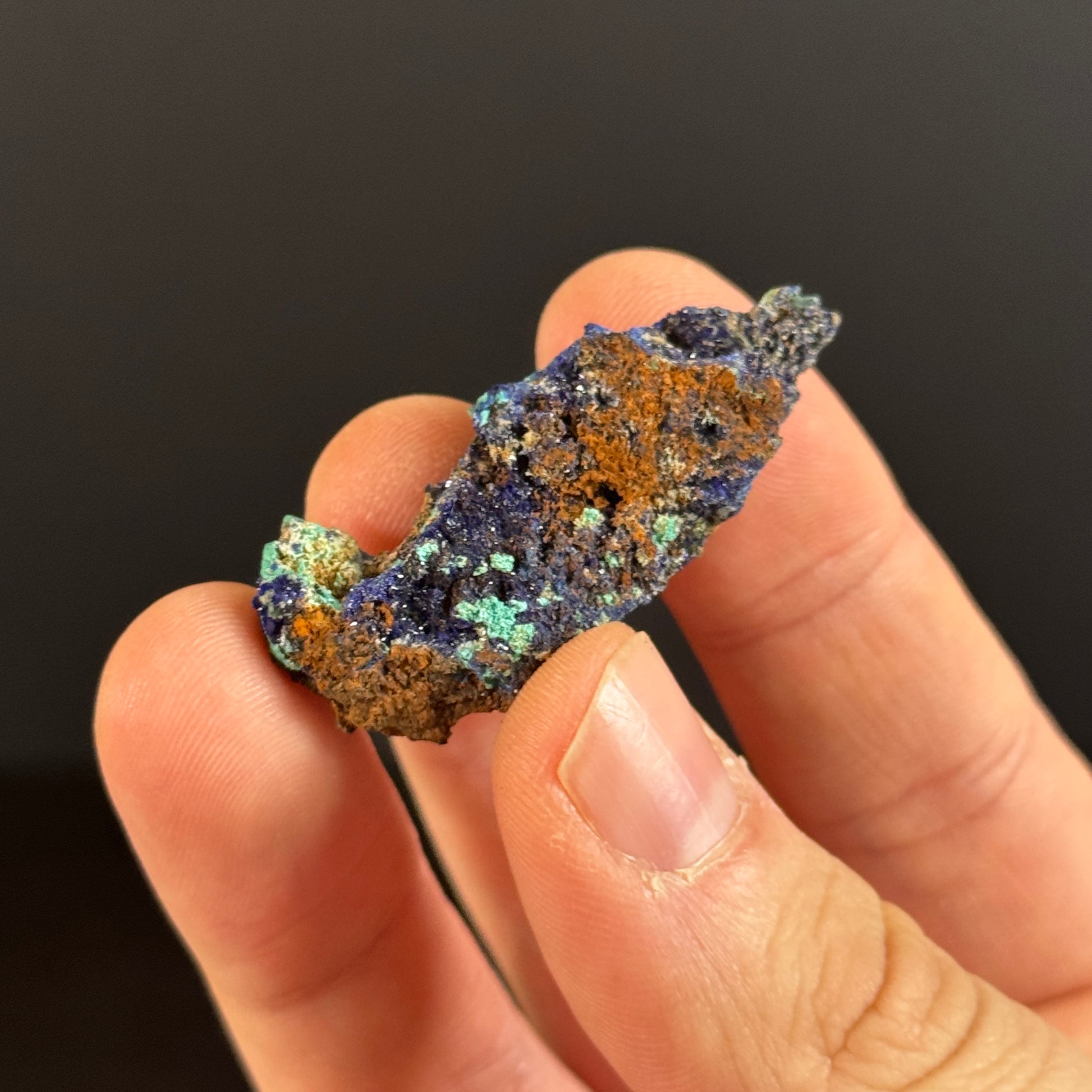 Azurit mit Malachit GBL017